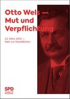 Deckblatt der Broschüre mit Otto Wels
